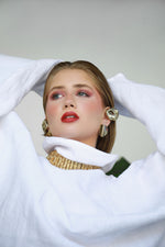 Gaia Linen Blouse- White