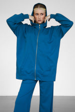 Light Zip-Up hoodie - Teal
