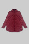 Basic Poplin Shirt - Burgundy