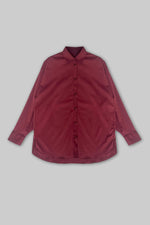 Basic Poplin Shirt - Burgundy