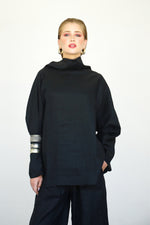 Gaia Linen Blouse - Black
