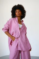 Linen Shirt - Cherry Blossom