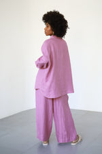 Linen Shirt - Cherry Blossom