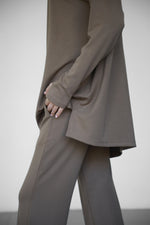 Modalite Half Zip Hoodie - Truffle