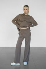 Modalite Half Zip Hoodie - Truffle