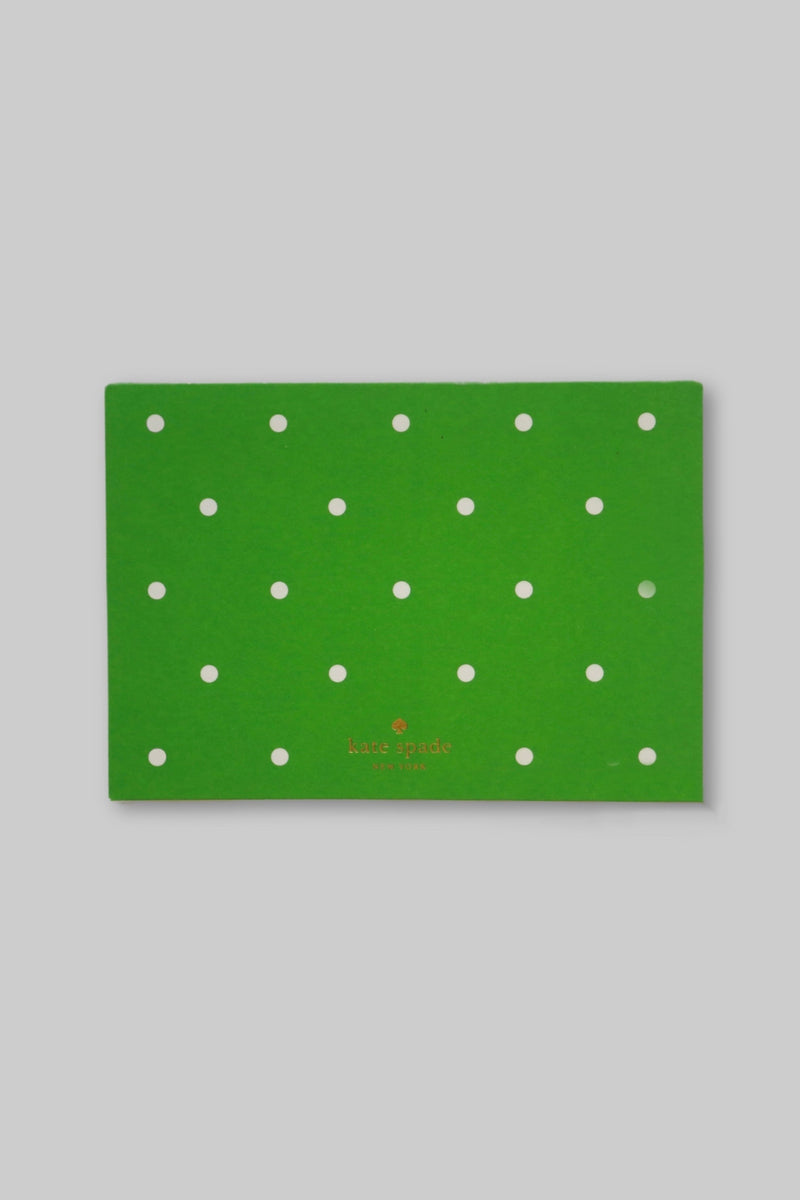Kate Spade Note Card - Green