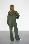 Hoodie Lounge Set - Military