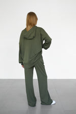Hoodie Lounge Set - Military