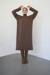 Maxi Knit Dress - Cropped - Heather Wood