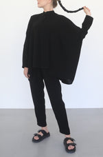 Phantom Shirt - Black Crepe