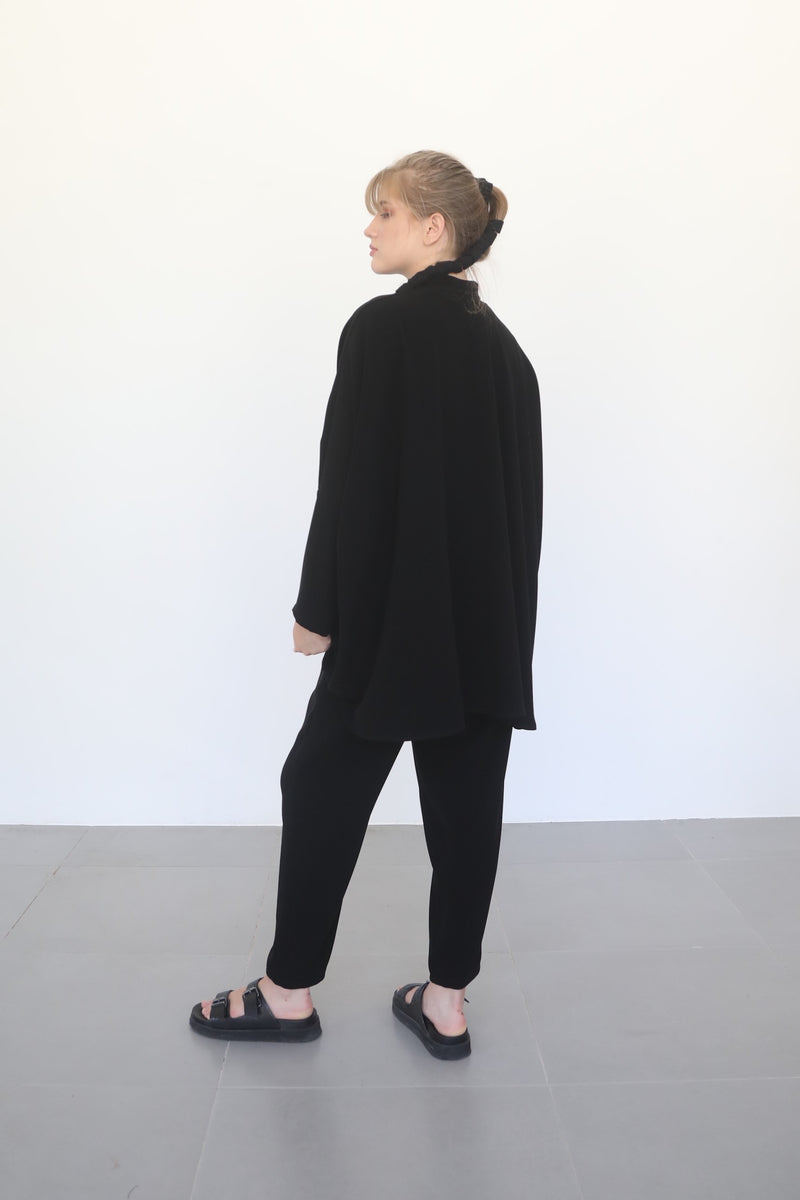 Phantom Shirt - Black Crepe