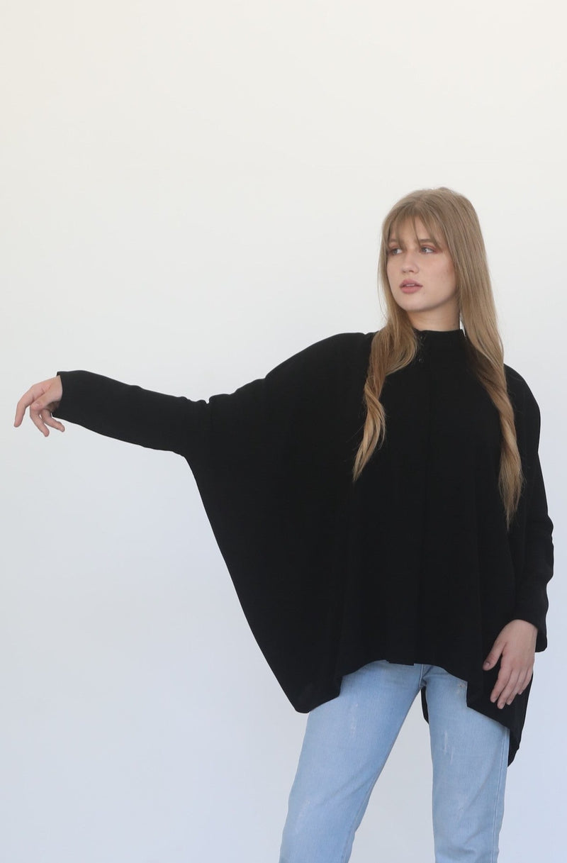 Phantom Shirt - Black Crepe