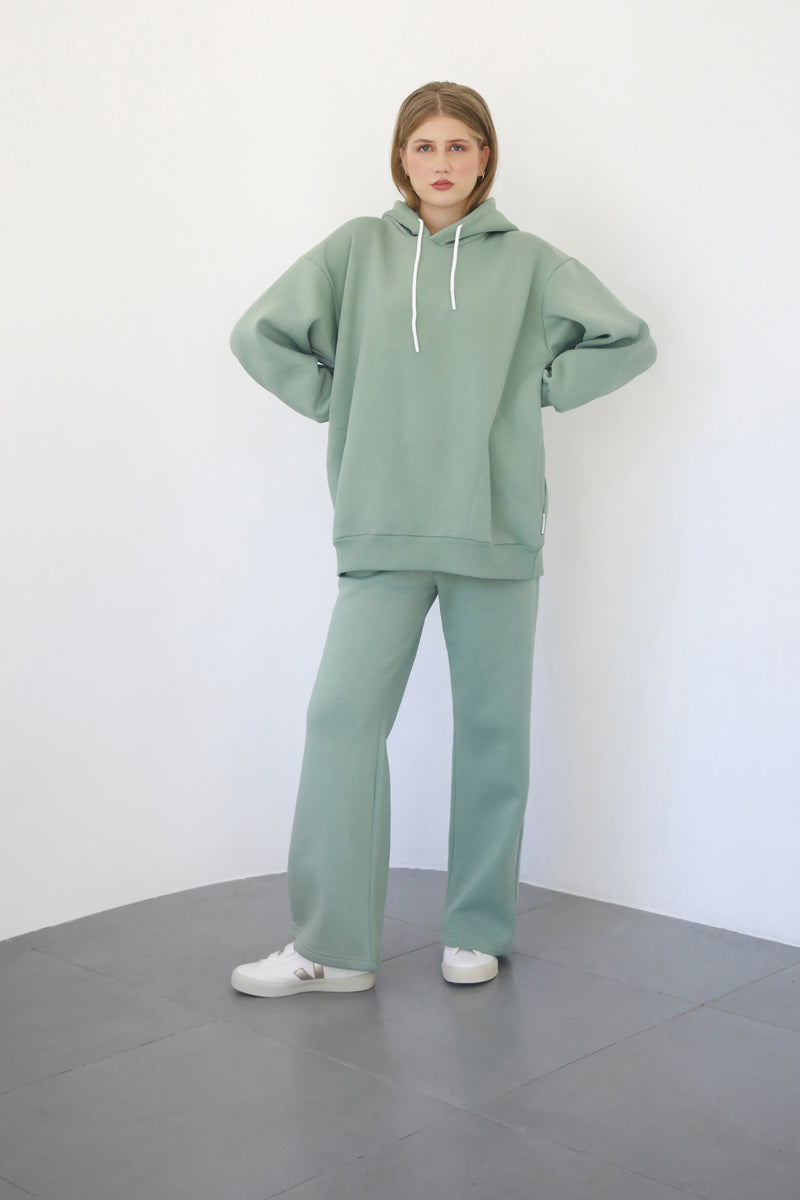 Super Oversized Heavy Hoodie - Sage