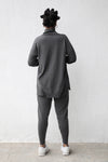 Relaxed Knit Joggers - Gunmetal