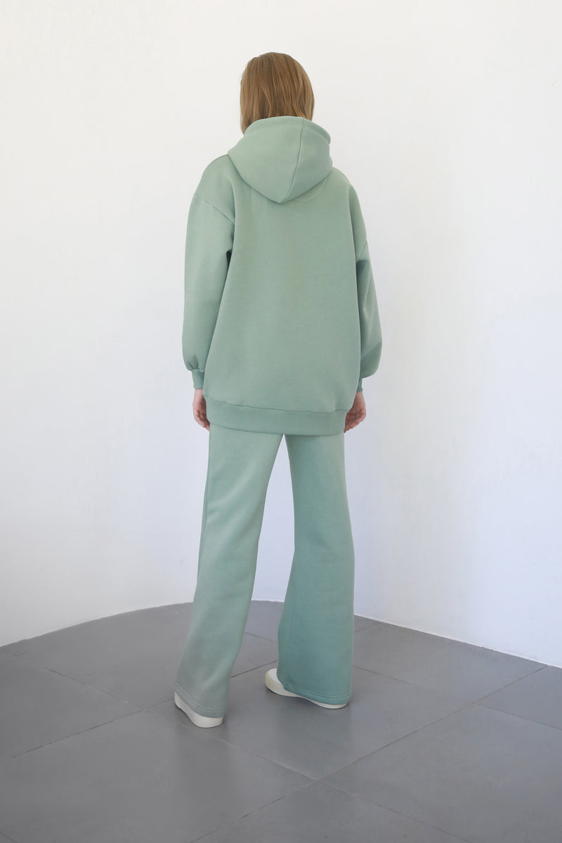 Super Oversized Heavy Hoodie - Sage