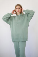 Super Oversized Heavy Hoodie - Sage