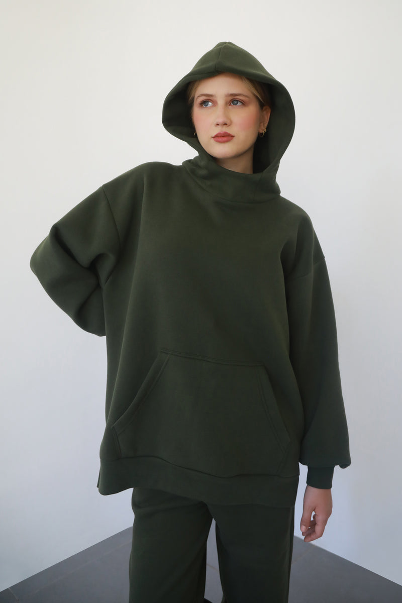 Heavy Sweat Co-ord - Olive