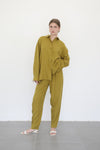 Relaxed Lyocell Coord Set - Olive
