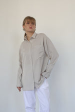 Relaxed Shirt with Pockets - Porcelain