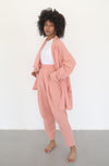 Gauze Co-ord Set - Peach Skin