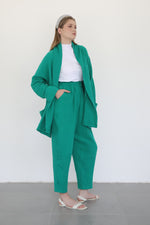 Gauze Co-ord Set - Evergreen