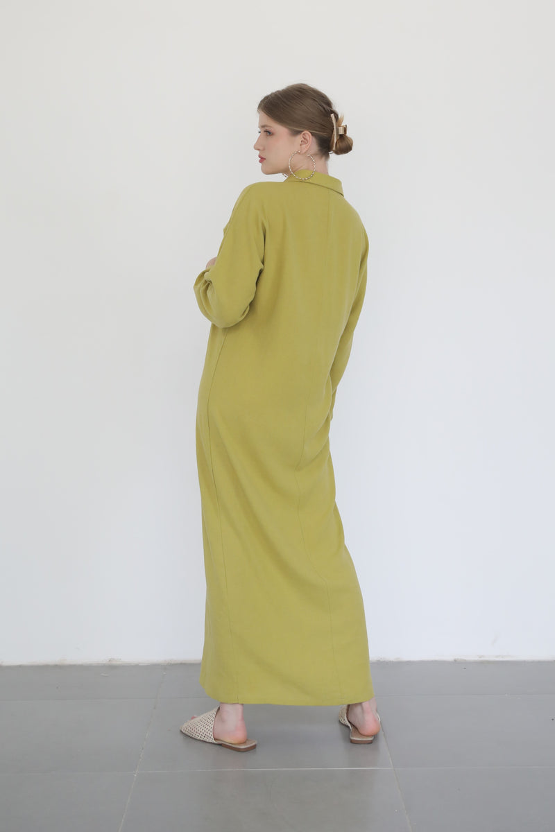 Maxi Dress -Apple green