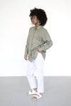Linen Shirt- Mistletoe