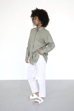 Linen Shirt- Mistletoe