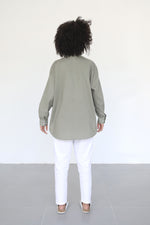 Linen Shirt- Mistletoe