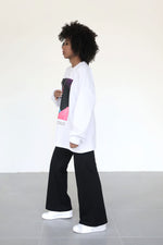 Light Flare Sweatpants - Black