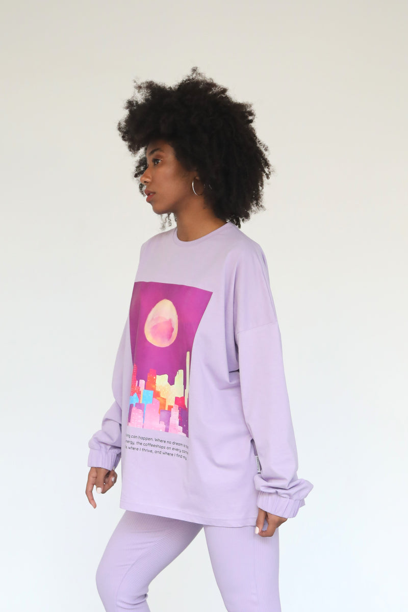 Belong Long Sleeve T-shirt - City Lights