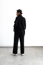 Knit Wide Pants - Black
