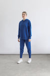 Relaxed Knit Joggers - Regal Blue