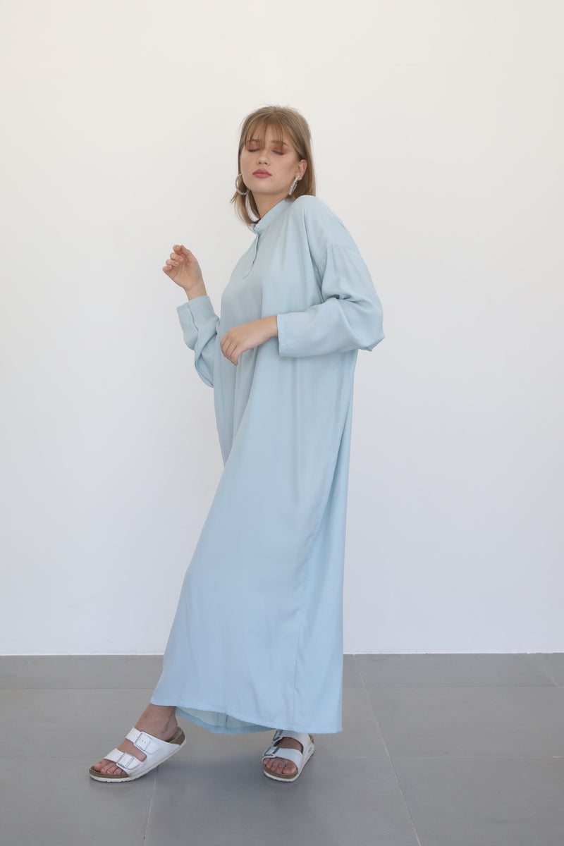 Emma Maxi Dress - Sky Blue