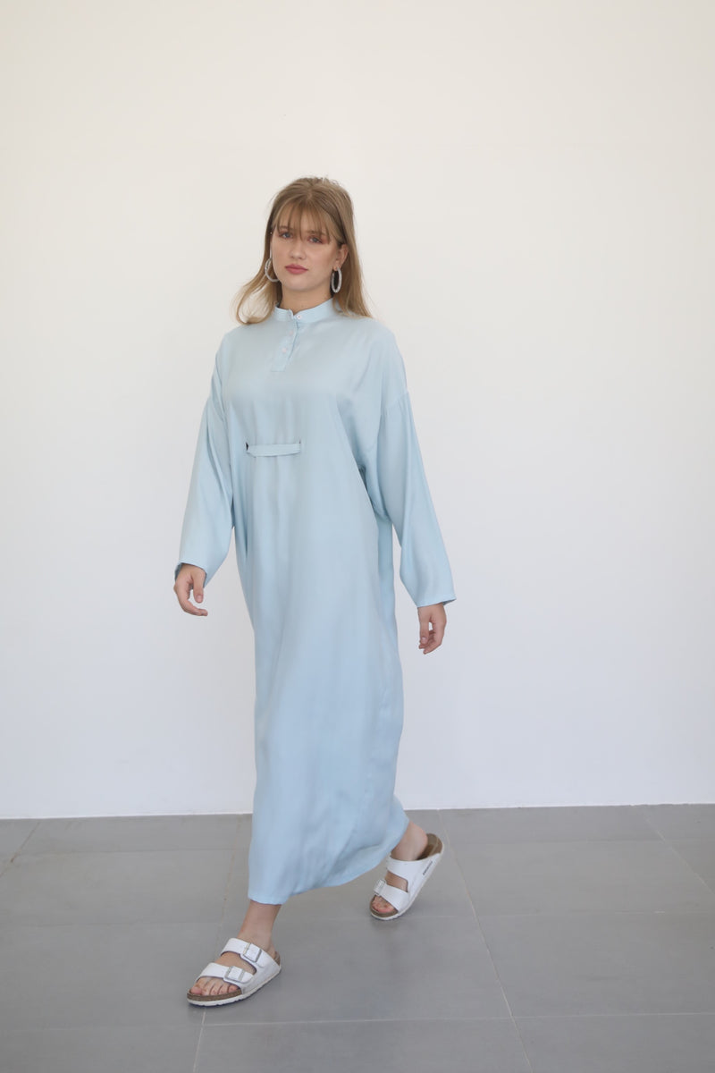 Emma Maxi Dress - Sky Blue