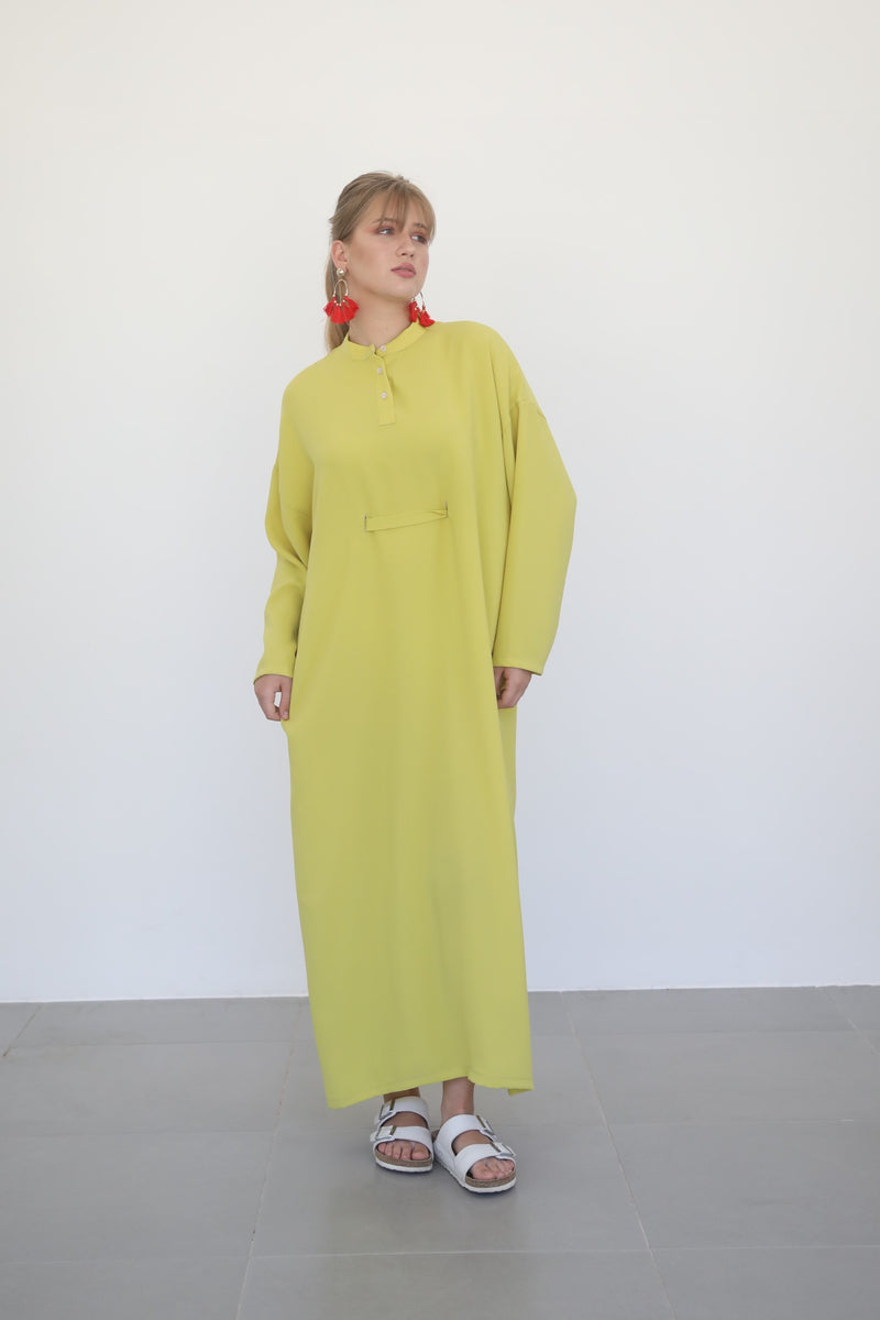 Emma Maxi Dress - Lime