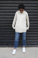 Relaxed Turtleneck Sweater - Porcelain