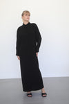 Maxi Shirt Dress - Black