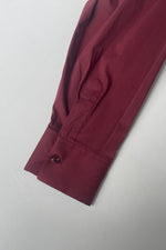 Basic Poplin Shirt - Burgundy