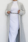 Maxi Ribbed Dress - White