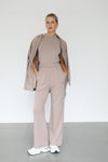 Light Flare Sweatpants - Taupe