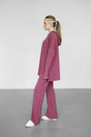 Modalite Half Zip Hoodie - Plum