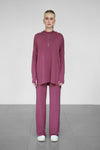 Modalite Half Zip Hoodie - Plum
