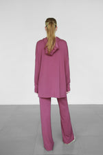 Modalite Half Zip Hoodie - Plum