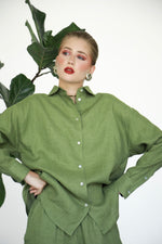 Linen Shirt - Matcha