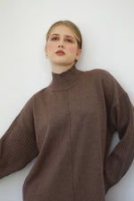 Maxi Knit Dress - Cropped - Heather Wood