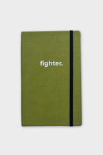 Fighter Notebook - Green & Black