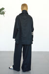 Linen Wide Pants - Black