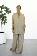 Linen Shirt - Almond Latte