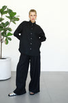 Linen Shirt - Black